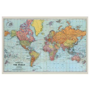 Постер "Карта на света"