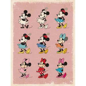 WDC92457 Canvas print Minnie Mouse (Evolution )
