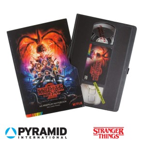 SR72808 Premium Notebook A5 - Stranger Things VHS Season Two