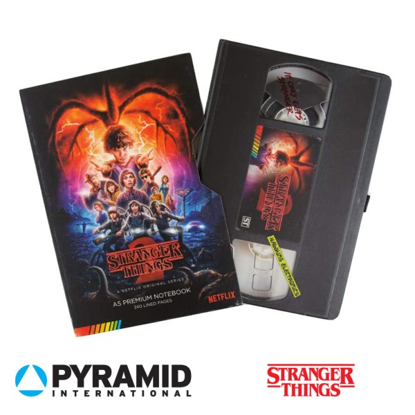 Pyramid - Тефтер "Stranger Things - VHS" 1