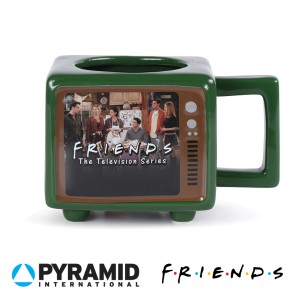 Термочувствителна ретро чаша с формата на телевизор - "Приятели"