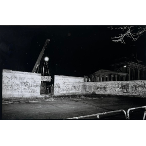  "Разрушаването на Берлинската стена" - оригинална фотография на Хайнц Даргелис | 1989-12-22