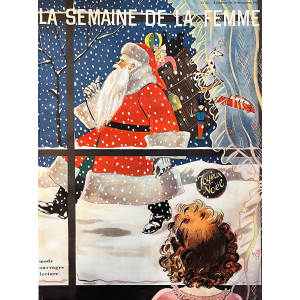 Френско винтидж списание "La Semaine de la Femme" | Joyeux Noël | No. 52 | 1936-12-26 
