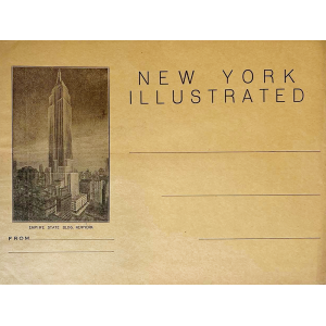 Голям плик за писма New York Illustrated | Empire State Building | 30-те години