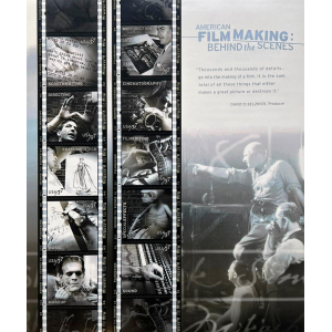 Collectable post stamps "American Filmmaking: Behind the Scenes" | 2003