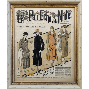 Original vintage fashion magazine | Le Petit Echo de la Mode | 1925-09-27 | Framed