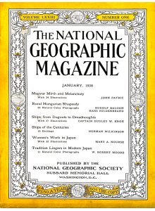 Списание National Geographic 1938-01 