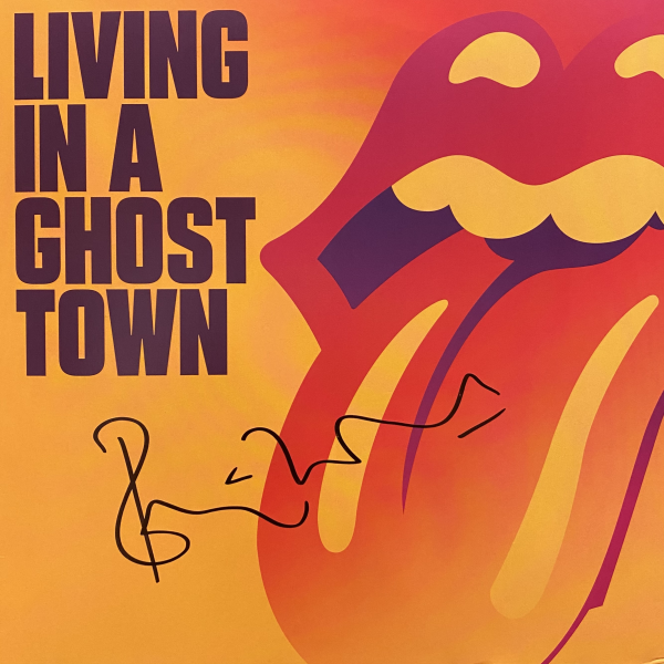 Тhe Rolling Stones сингъл с автограф от Рони Уд 1