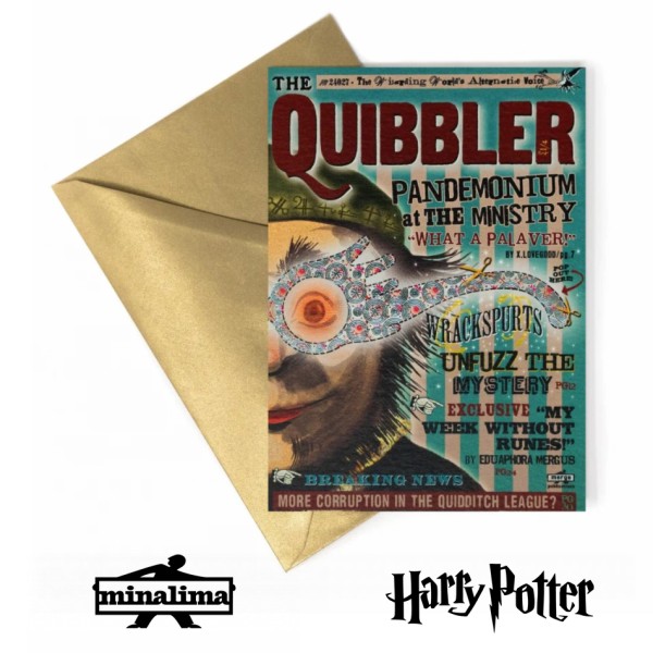 HARRY POTTER - The Quibbler Foiled Notecard Harry Potter  1