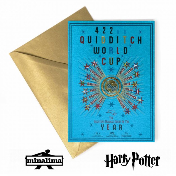 HARRY POTTER - HPCARD39 Harry Potter Giftcard - Quidditch World Cup Poster 1
