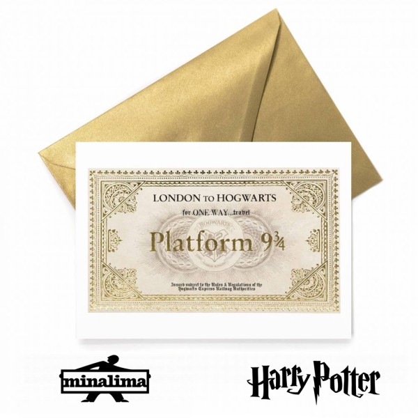 HARRY POTTER - HPCARD29 Harry Potter Giftcard - Higwarts Express Ticket 1