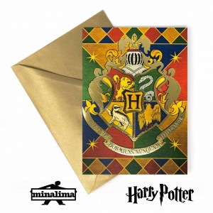HPCARD31 Harry Potter - Hogwarts Crest Notecard