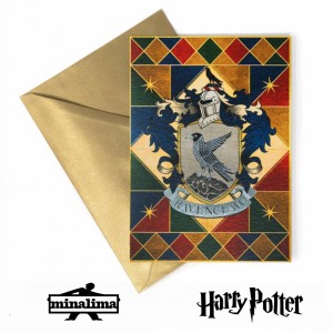 Ravenclaw Crest Foiled Notecard Harry Potter 