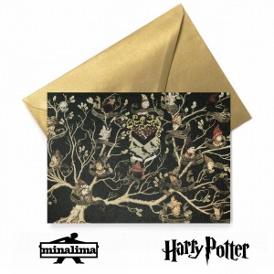 HPCARD40 Harry Potter Giftcard - Black Family Tapestry