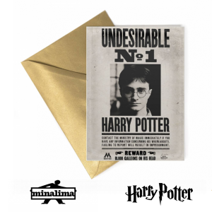 Лентикулярна картичка "Хари Потър, нежелан No.1" 