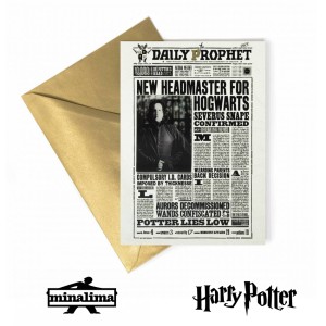 HPCARD14L HP Lenticular Greeting Card - New Headmaster for Hogwarts