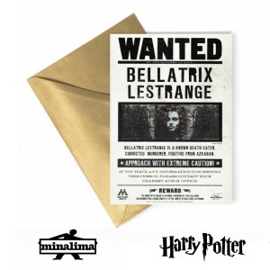 Bellatrix Lestrange WANTED Lenticular Card