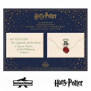 HPM05 Harry Potter - Acceptance Letter Magnet Set