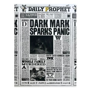 Postcard "Dark Mark Sparks Panic" 
