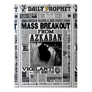 Пощенска картичка "Масово бягство от Азкабан" 