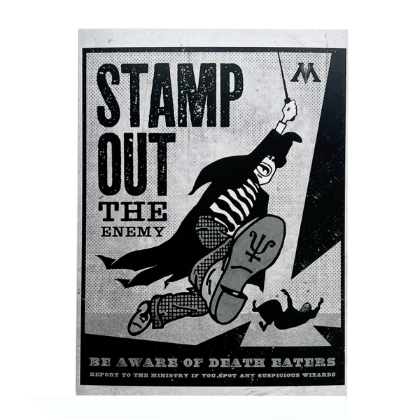 HARRY POTTER - Postcard "Stamp Out the Enemy" 1