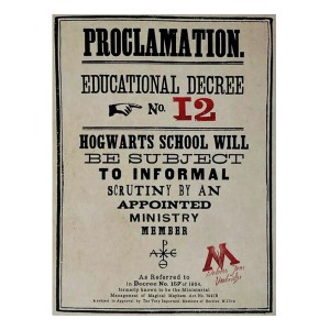 Postcard "Proclamation No.12"