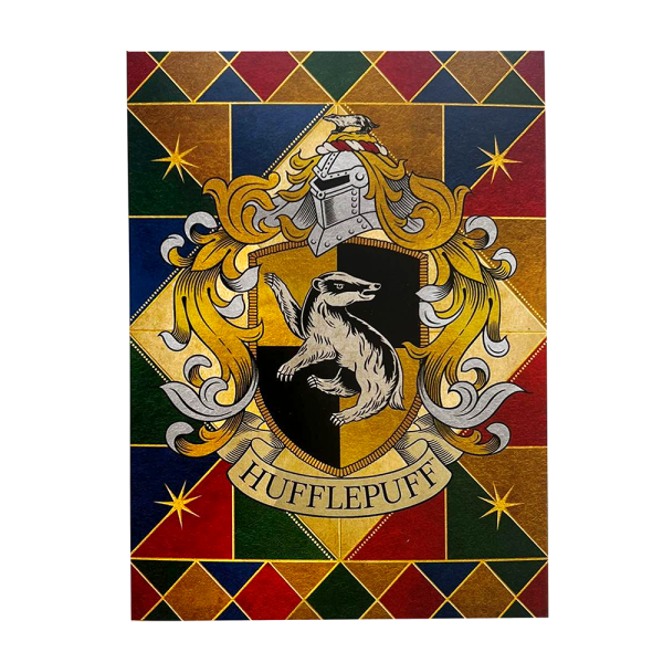 HARRY POTTER - Postcard "Hufflepuff Crest" 1