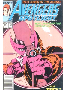 Комикс 1989-11 Avengers Spotlight 25