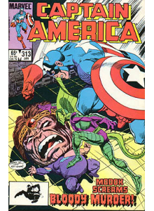 Комикс 1986-01 Captain America 313