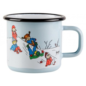 Enamel Mug Pippi Winter Time