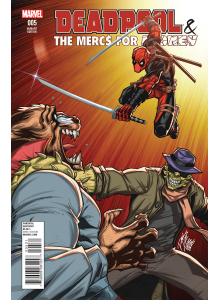 Comics 2016-08 Deadpool and The Mercs For Money 5 Lim Variant Cover