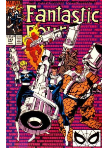 Комикс 1990-08 Fantastic Four 343