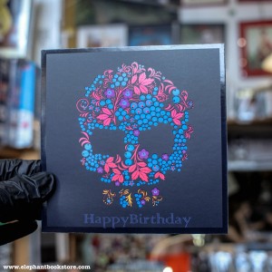 Greeting Card Happy Birthday Skull