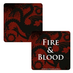 CST1GT08 Lenticular Coaster Game of Thrones Targaryen 