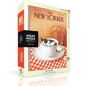Jigsaw Puzzle The New Yorker 06-01-1992 Cattuccino 1000 Pieces