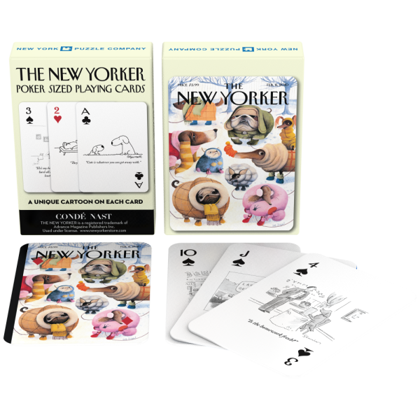 NY Puzzle Co. - Тесте карти за игра кучета The New Yorker 1