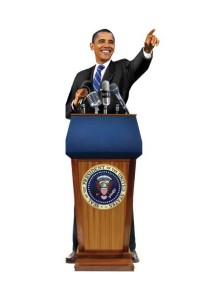 Поздравителна картичка и стикери – Барак Обама