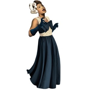 Greeting card and stickers BILLIE HOLIDAY