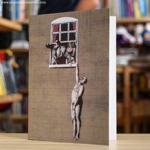 Greeting card Banksy Hanging Man