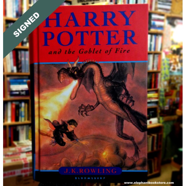 HARRY POTTER - Signed Book HARRY POTTER AND THE GOBLET OF FIRE J. K. Rowling 1