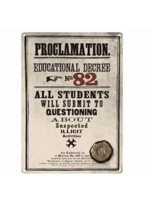 Метална табела PROCLAMATION