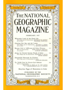 National Geographic Magazine 1957-02