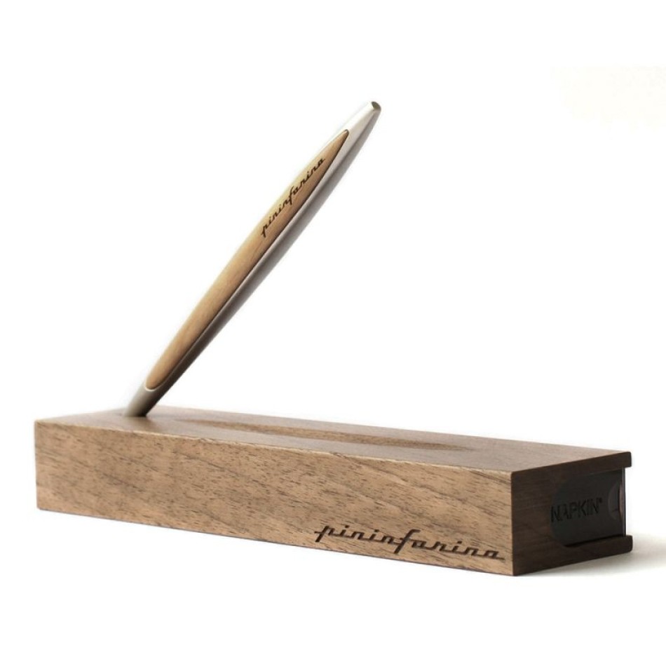Stylo Vintage Design Italien Pininfarina - Collection En Aluminium Brossé, Neuf Sans Emballage