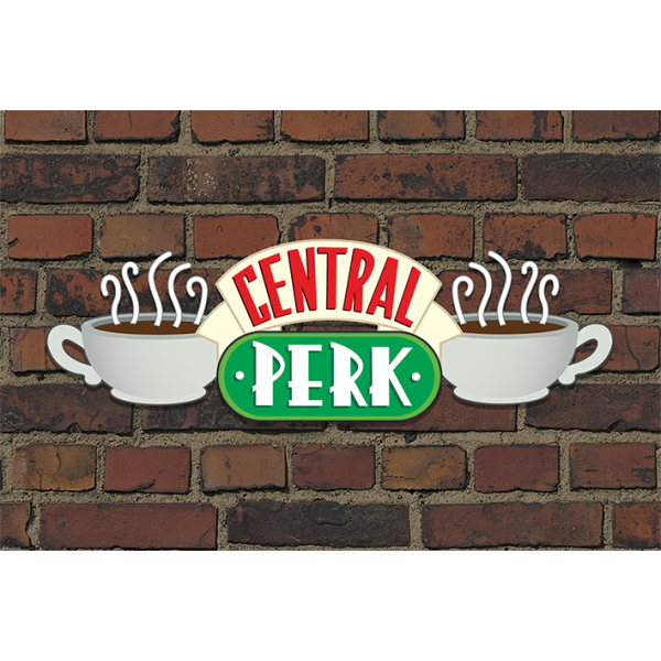 ПРИЯТЕЛИ - Постер Friends Central Perk Brick 1