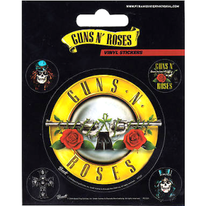 Комплект винилени стикери - Guns'N'Roses