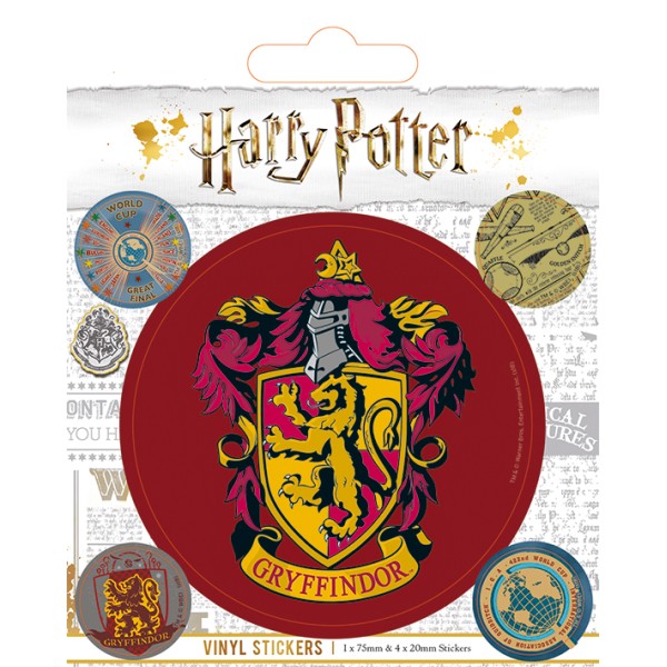 HARRY POTTER - Vinyl Stickers Harry Potter Gryffindor 1