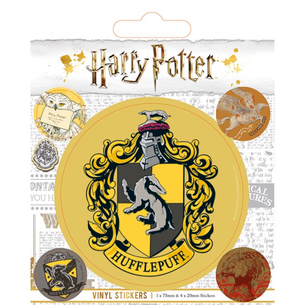 HARRY POTTER - Vinyl Stickers Harry Potter Hufflepuff 1