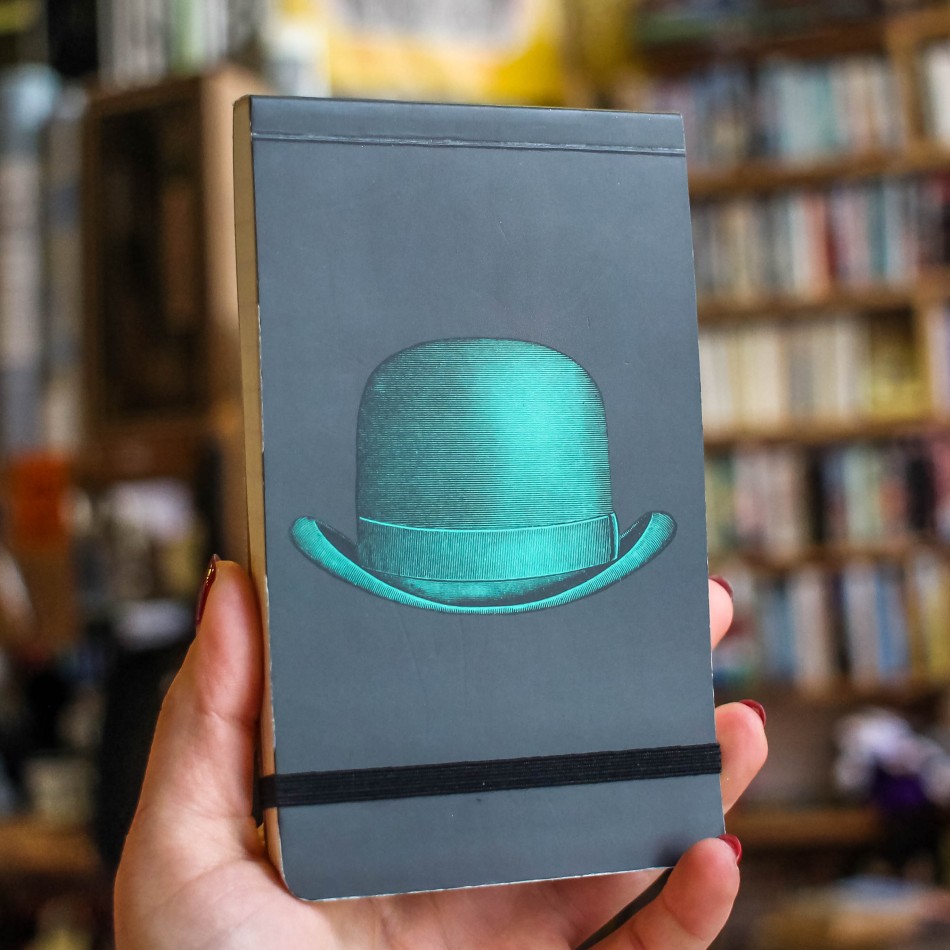 Bowler Hat A6 Jotter Notebook  by The Art File 