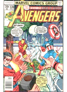 Комикс 1978-04 The Avengers 170