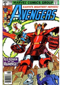 Комикс 1980-08 The Avengers 198